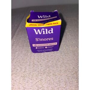 Wild Deodorant Refill Women 2.8oz Purple New Smores Twin Pack Aluminum Free